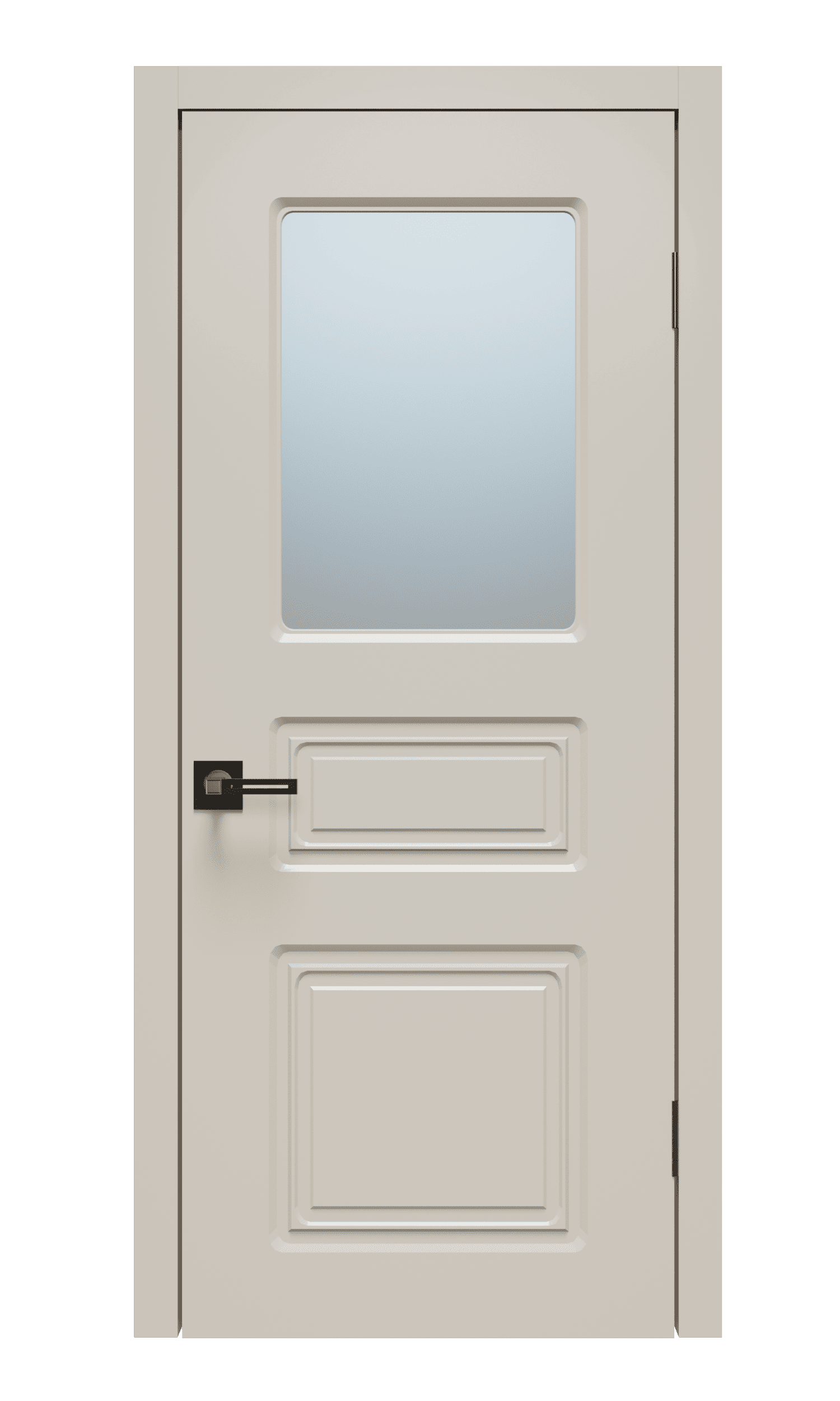 Межкомнатная дверь T4 остеклённая Слайт 1